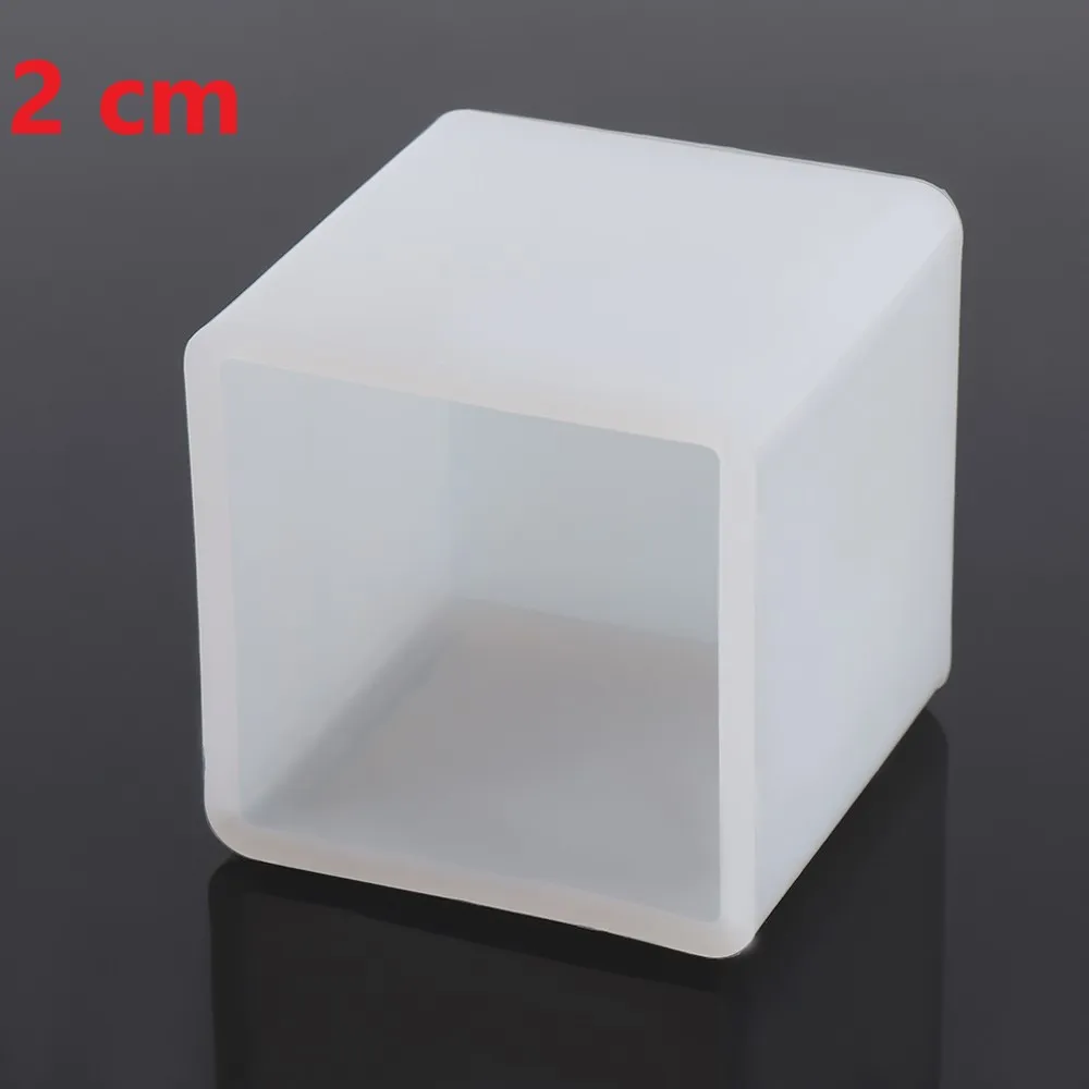 Новая силиконовая форма для изготовления Подвески для изготовления ювелирных изделий кубик полимерный литой формы ремесло инструмент - Цвет: 2 cm