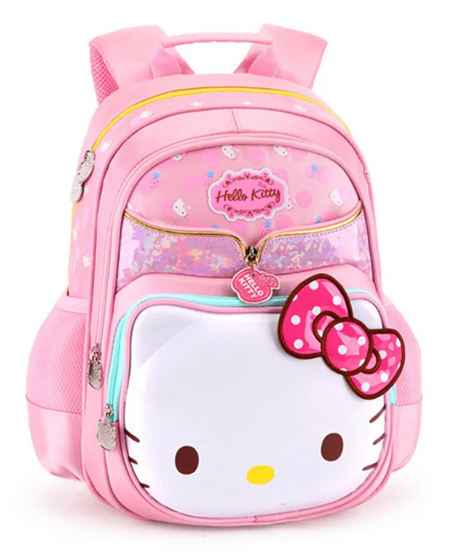 Cute Hello Kitty Bag Children School Bags Schoolbag Rucksacks Primary