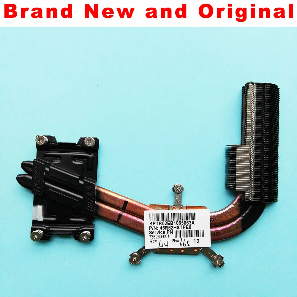 

new original radiator for HP Pavilion 14-E 15-E 17-E laptop heatsink cooler thermal module 736260-001 46R62HSTPE0