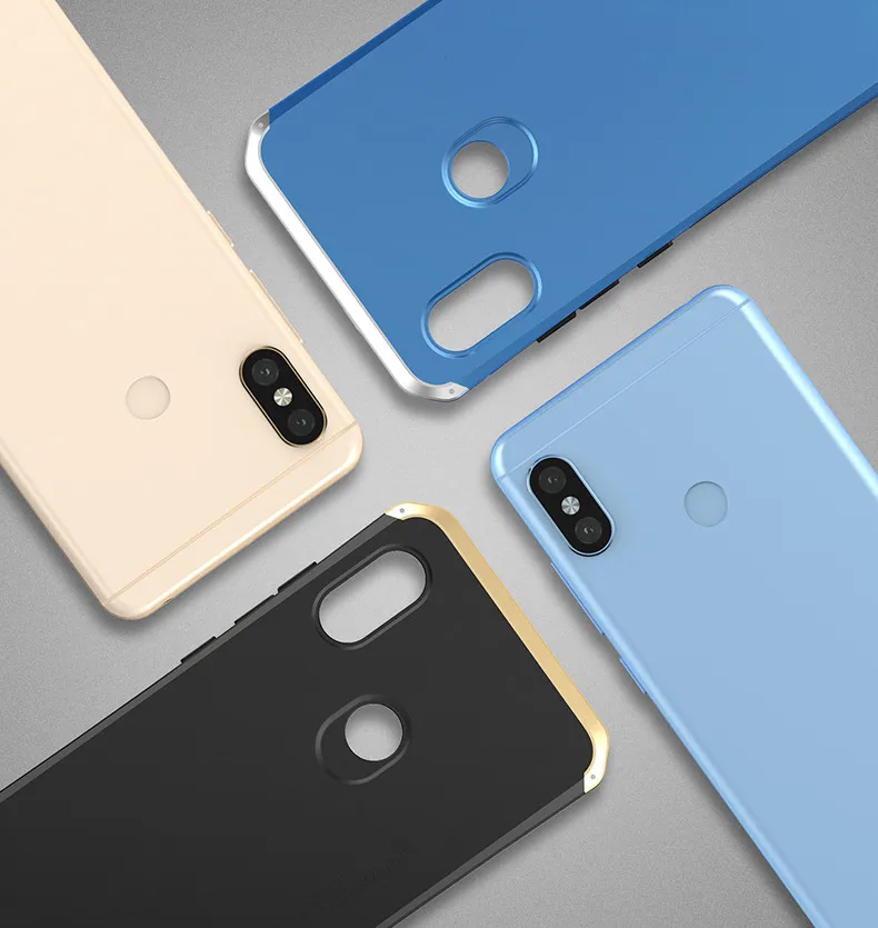 

New case for xiaomi redmi note 5 case Aluminum Metal frame Hard back cover redmi note 5 pro prime case note5 fundas Metal