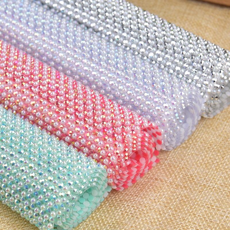 

24*40cm/roll AB resin Hotfix Rhinestones mesh Trim Strass Crystal Banding Mesh Bridal Crystal Appliques For Wedding Decoration