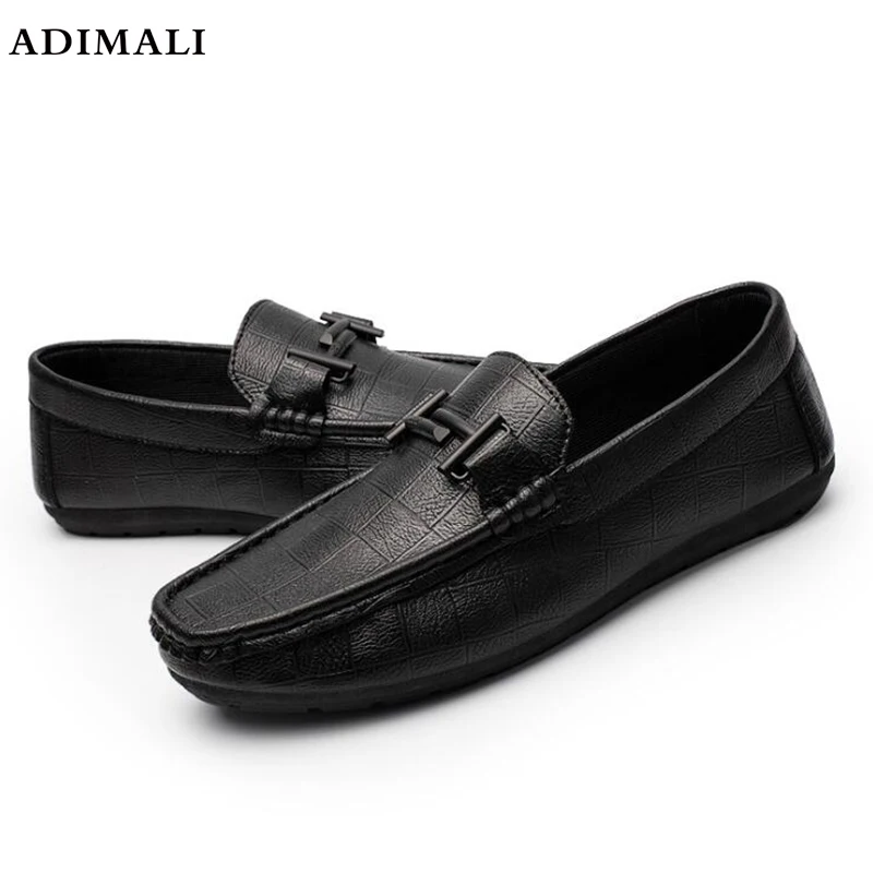 

2017 High Quality Brand Genuine Leather Men Flats Men Driving Shoes Men Loafers male