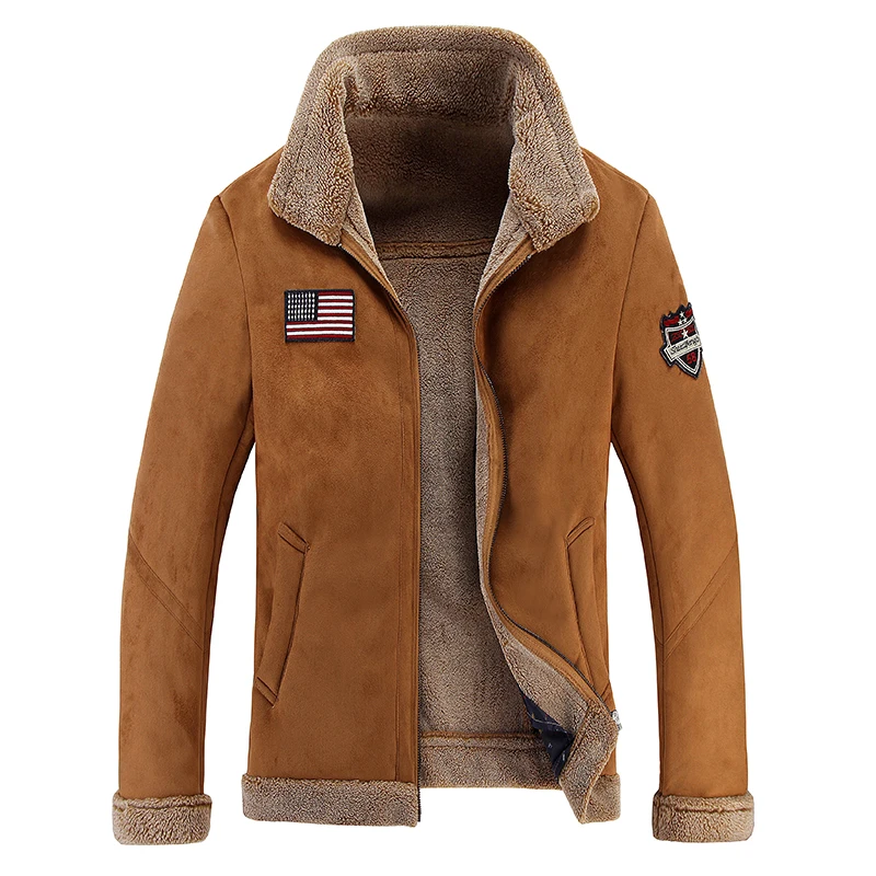 

2018 New brand winter jacket for men fashion casual slim fit thick fleece men parka hombre AFS JEEP motorcycle bomber coat man