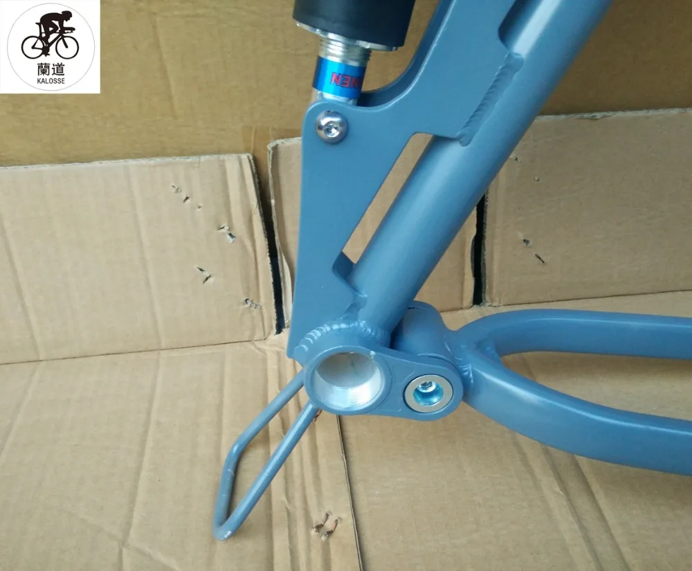 Cheap Kalosse Soft-tail  frame   Bicycle  parts   Mountain bike frame  DIY  colors   26*17 inch   aluminum alloy 20