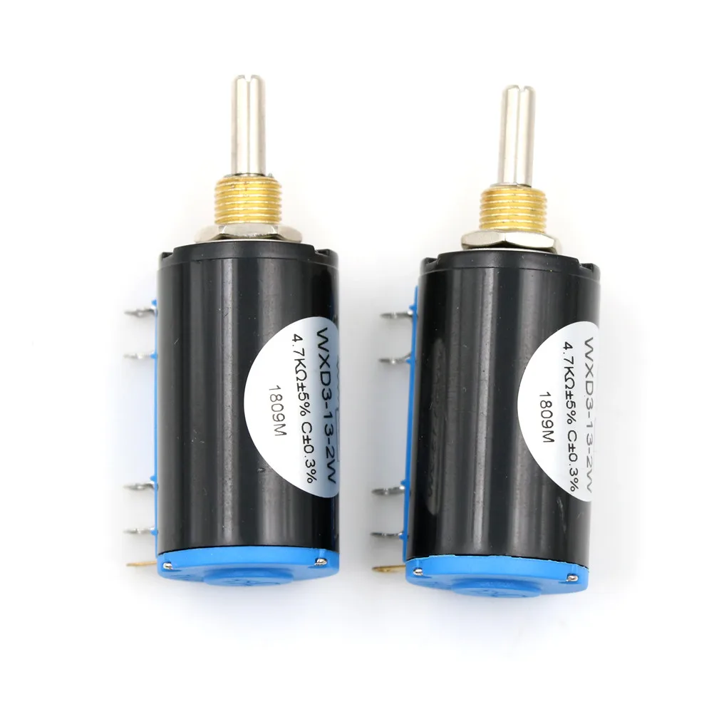 2 шт. WXD3-13-2W 10 к ом многоповоротный прецизионный переменный резистор с потенциометром