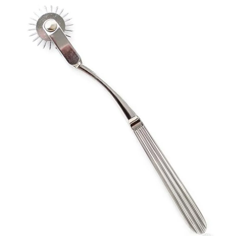 Nipple Breast Penis Tongue Body Stimulator Roller Sex Slave Toys For Couples Stainless Steel Wartenberg Pin