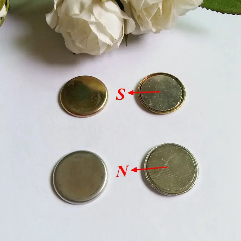

10pcs/lot 15/18/20mm magnetic Fastener Handbag Cloth Bag Clasp PVC Invisible Hidden Sew in Magnetic Button Snap