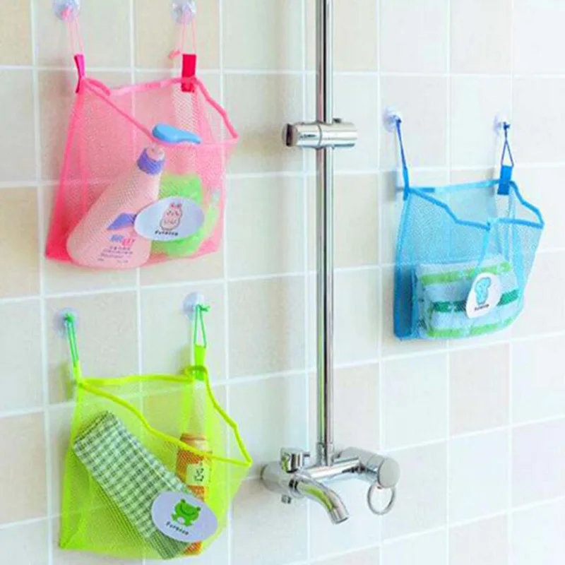 

New Hot Sale Kitchen Bathroom Square Osculum-type Hanging Mesh Storage Bags Home Bedroom Toys Groceries Storage Bags 6A0975