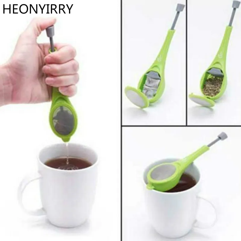 

Tea Infuser Built-in plunger Healthy Intense Flavor Reusable Tea bag Plastic Tea&Coffee Strainer Measure Swirl Steep Stir&Press