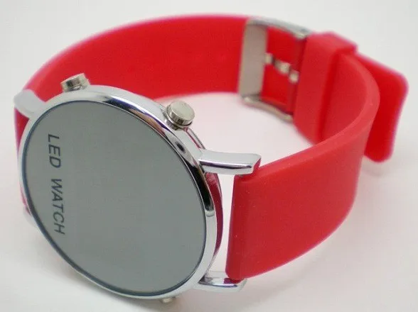 

Hot New LED Watch Fashion Casual Jelly Candy Touch Electronic Watches Men Silicone Digital Dress Wrist Watch relogio masculino