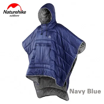 Naturehike Lazy Man Cloak Style Sleeping Bag Unisex Portable Outdoor Waterproof Camping Warm Sleeping Quilt Winter Travel Poncho 3