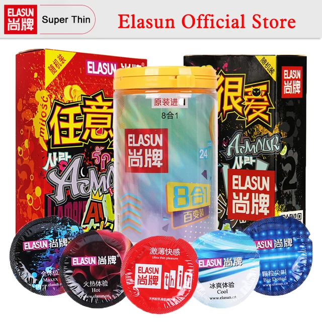 Best Offers ELASUN 50PCS Ultrathin Lubrication 8 In 1 Fiercely Love Condoms Random Packet Natural Colorless Transparent Latex Rubber Condom Best Offers ELASUN 50PCS Ultrathin Lubrication 8 In 1 Fiercely Love Condoms Random Packet Natural Colorless Transparent Latex Rubber Condom