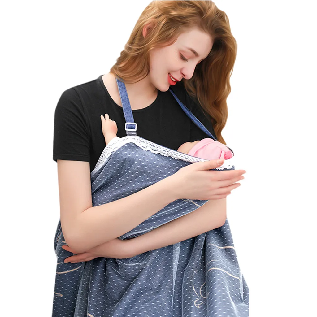 Беременность Одежда малышей грудное вскармливание крышка для мам и дочек, хлопковая ткань для кормления для новорожденных и матерей фартук шаль Ткань Уход Топ L326