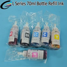 70 мл заправка чернил для Epson L850 L810 L805 L801 L800 Настольный краситель чернил