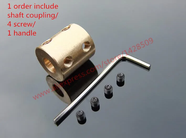 

rigid coupling coupler differet type brass Shaft Coupling Motor Axle Fittings Model DIY Accessories