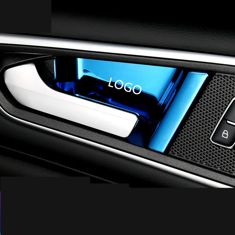 

Stainless Steel Interior Doors Handle Bowl Cover For Ford Edge 2015 16 17 2018 AAA174