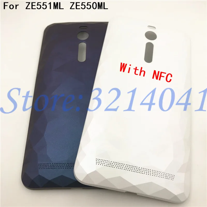 Original 5.5" For ASUS ZenFone 2 Deluxe ZE551ML ZE550ML Z00AD Z008D Replacement Housing Rear Battery Back Cover Power Button+NFC
