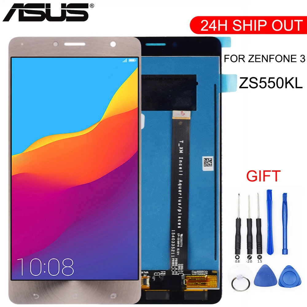

Original 5.5'' IPS Display For Asus Zenfone 3 Deluxe ZS550KL LCD Touch Screen panel Z01FD LCD Digitizer Replacement Parts