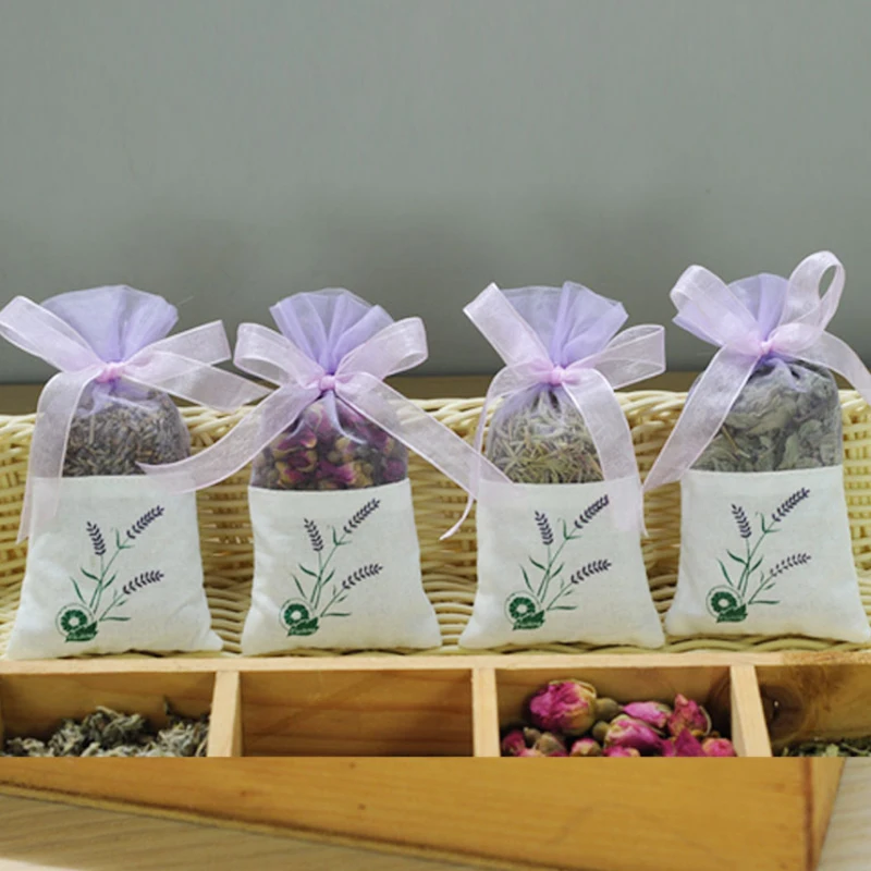Rose Dried Flower Bud Air Refreshing Mint Rosemary 1PC Aromatherapy Sachet Lavender Nature Smell 4 Kinds Smell Living Room