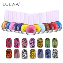 LULAA 6 мл штамп лак для ногтей штамповка лак для ногтей для маникюра Vernis A Ongle лак
