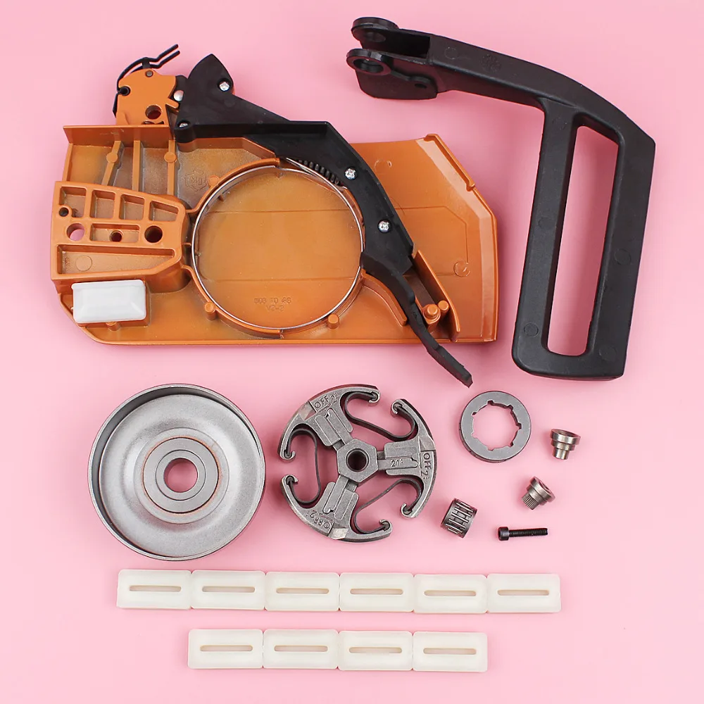 

Chain Brake Clutch Cover Handle Lever For Husqvarna 268 272 266 66 3/8 7 Tooth Sprocket Rim Drum Bumper Strip Chainsaw Part