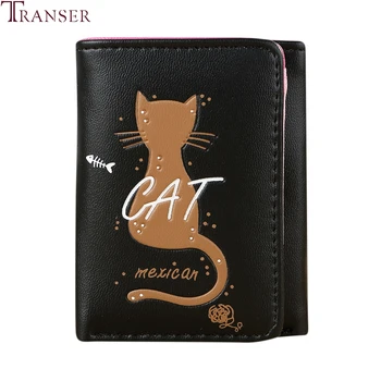 

Transer Leather Small Women Wallet Luxury Brand Famous Mini Womens Purses Short Female Coin Purse Credit Card Holder 2019 new #3