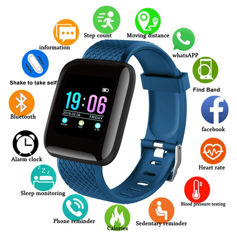 

2019 Smart Watch D13 1.3inch OLED Color Screen IP67 Waterproof Heart Rate Monitor Sport Bluetooth Smartwatch Men For Android IOS