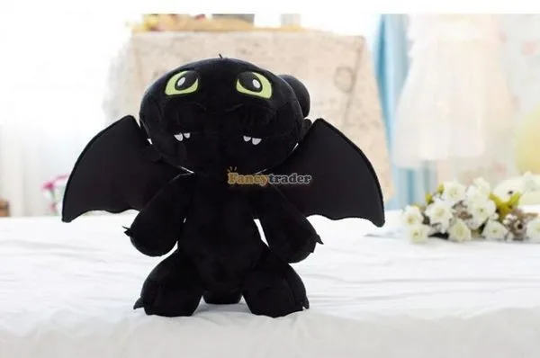 Fancytrader 20`` 50cm How to Train Your Dragon Super Lovely Plush Soft Stuffed Toothless TOY, FT50245(2)