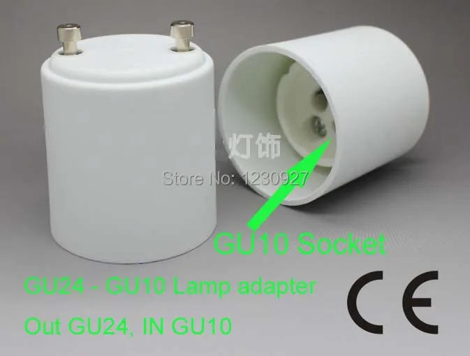 

Gu24 to GU10 lamp adapter holder socket converter LED Lighting Accessories