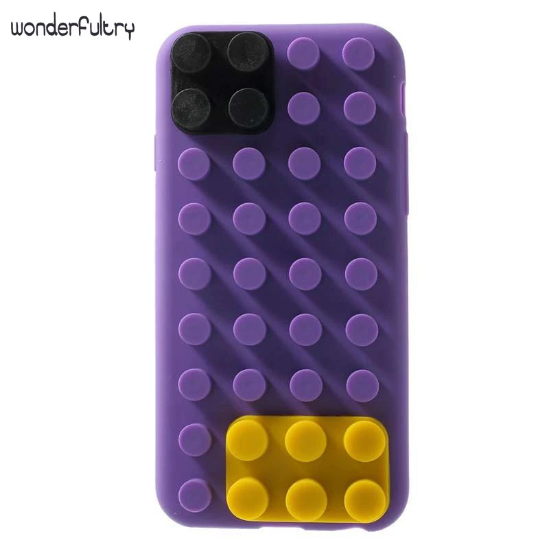 Wonderfultry 4.7 дюймов Чехол телефон кварцевого покрытия Коке для iPhone 6 Building Block Дизайн
