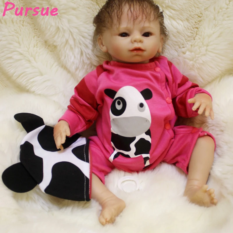 

Pursue 55 cm Silicone Reborn Baby Dolls for Sale bebe reborn silicone realista 55 cm bonecas baby alive em baby alive bonecas