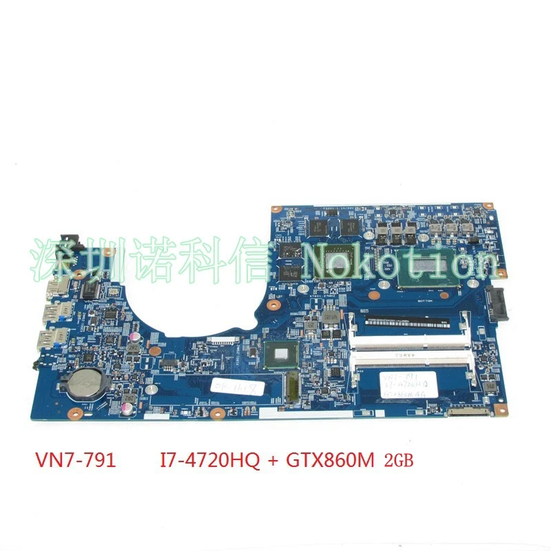 NOKOTION 448.02G08.001M NBMTH11003 NB. MTH1.1003 для acer VN7-791 материнская плата ноутбука GTX860M 4G + I7-4720HQ |