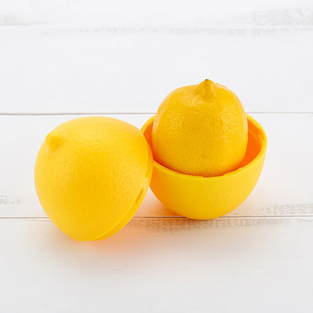 Lemon Сохранение свежести Кухня Еда Коробка Crisper овощные контейнеры Лук Чеснок авокадо помидоры лимон зеленый перец творческий организатор - Цвет: Lemon