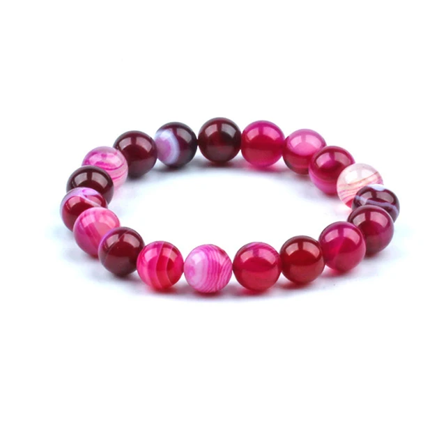 Bracelet Agate Rose