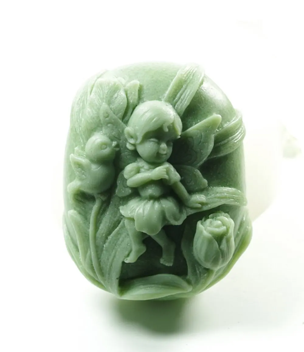 Angel Bird Rose Mould Craft Art Silicone 3D Soap Mold Molds DIY Handmade Candle S411 | Дом и сад