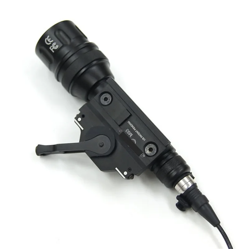 Arma de Airsoft Tático Olheiro Levou Lanterna Arma Rifle Softairô Militar Caça Lâmpada M620v Luz 6 Luzes de armas