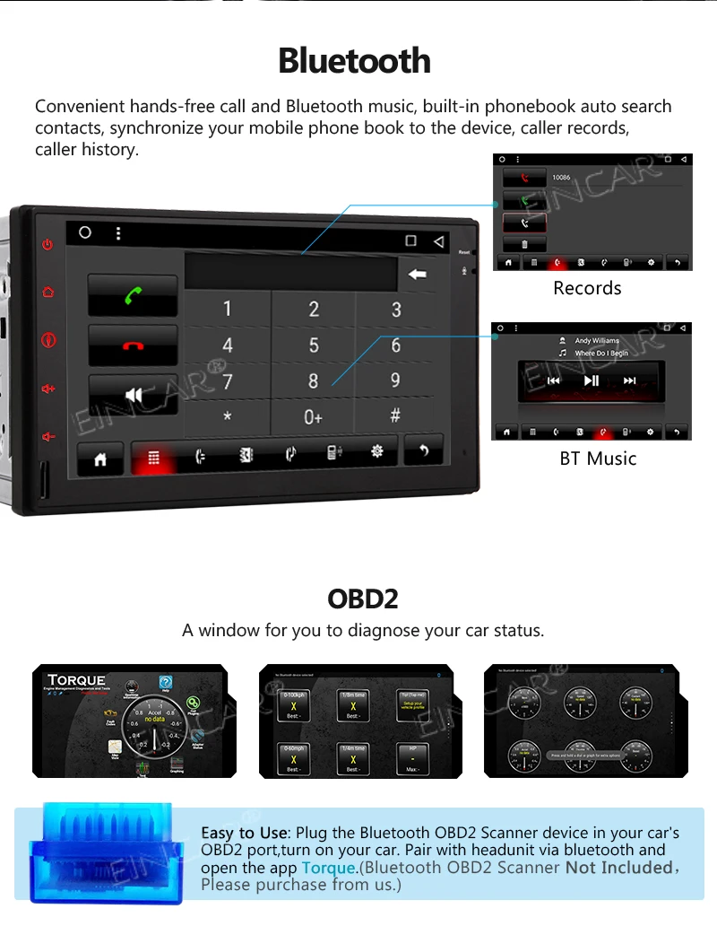 Top 2 din auto radio gps android 7.1 Auto Lettore MP5 GPS wifi OCTA core 2GB RAM 32GB ROM telecamera posteriore per visione notturna 5