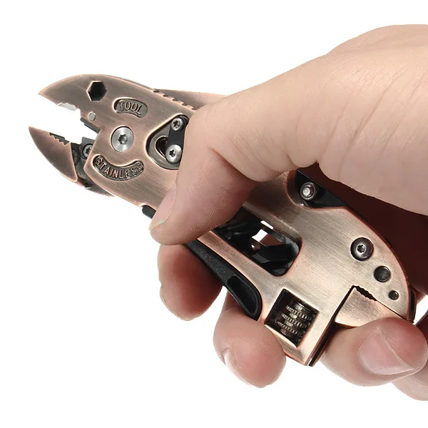 Многофункциональные плоскогубцы 5 в 1, многофункциональные ручные инструменты для выживания, набор мини-отверток, регулируемый гаечный ключ, гаечный ключ, карманный нож, инструмент для ремонта