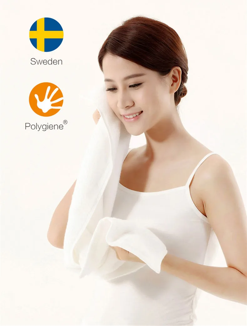  Xiaomi ZSH Polyegiene Antibacterical Towel Young Series 100% Cotton 5 Colors Highly Absorbent Bath  - 32856011071