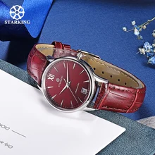 

STARKING Watches Women Fashion Watch Stainless Steel Automatic Mechanial Wristwatches Elegant Female Golden Ladies Watch