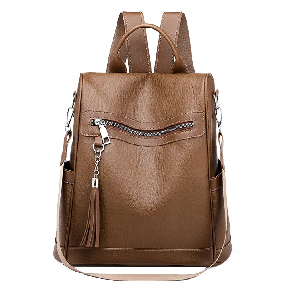 

Women Backpack School Bags For Teenager Girls Nylon Zipper Lock Design Black Femme Mochila Female Backpack Fashion Sac A Dos #89