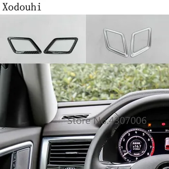 

Car Front Air Conditioning Outlet Vent Styling Garnish Cover Frame Trim For VW Volkswagen Teramont Atlas 2017 2018 2019 2020