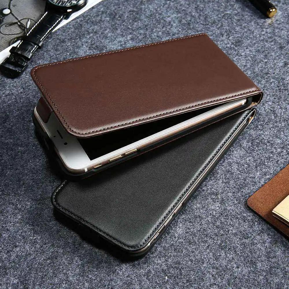 

KISSCASE Retro Leather Case For iPhone 8 7 6 6S Plus Magnetic Vertical Flip Cases For iPhone 5 5s SE Back Cover Funda Capa