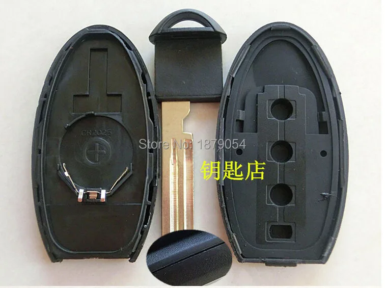3 Buttons Infiniti  G25 smart remote key shell without Groove  (17).jpg