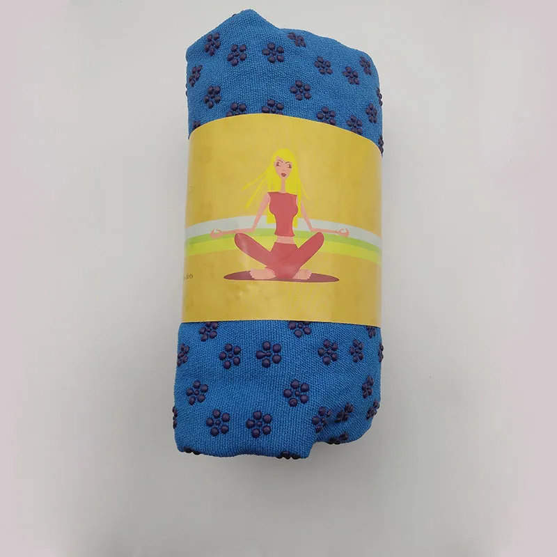 Durable Yoga Mat Towel Super-absorbent Non-slip Washable Microfiber Sport Fitness Travel Exercise Yoga Mat Towel With Carry Bag
