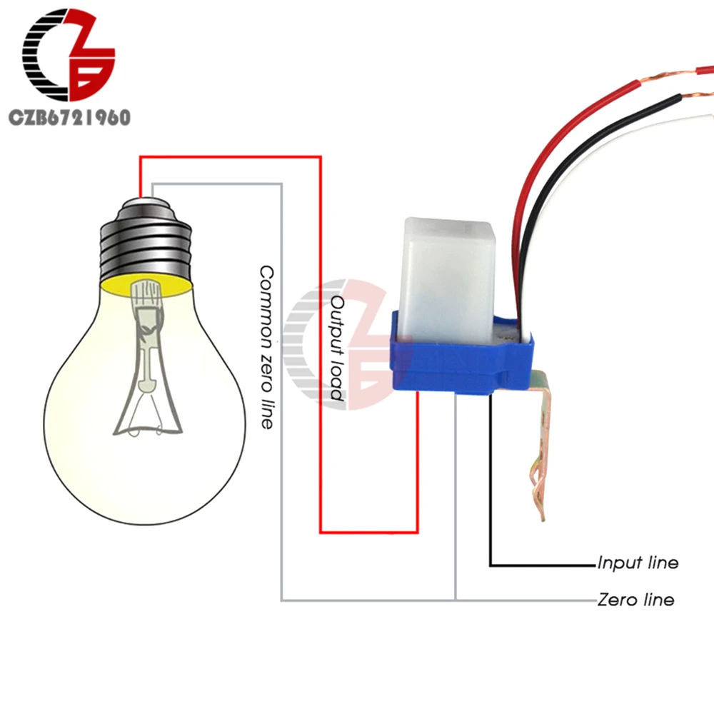220v 12v 24v Switch Auto On Off Photocell Street Light Switch Photo Control  Photoswitch Sensor Switch - Switches - AliExpress