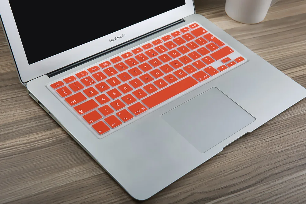 Евро введите английскую клавиатуру водонепроницаемый чехол для Macbook retina 13 15 Pro 13 15 17 Air 13 силиконовая наклейка