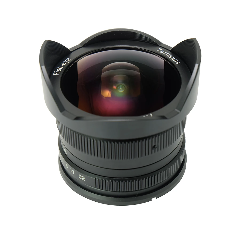 Ручной Объектив fisheye 7artisans 7 5 мм f2.8 объектив с фиксированным праймером 180 для