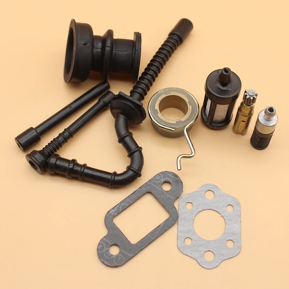 Gas Fuel Oil Pipe Filter /Impulse Line /Oil Pump Worm Gear /Intake Manifold For Husqvarna MS250 MS230 MS210 025 023 021 Chainsaw Gas Fuel Oil Pipe Filter /Impulse Line /Oil Pump Worm Gear /Intake Manifold For Husqvarna MS250 MS230 MS210 025 023 021 Chainsaw