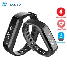 Teamyo g15 спорт smartband пульс кислорода в крови монитор cardiaco умный браслет шагомер фитнес-браслет удаленной камеры